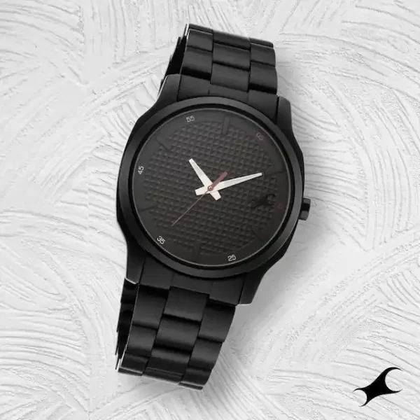 FASTRACK Stunner in Black Dial & Metal Strap